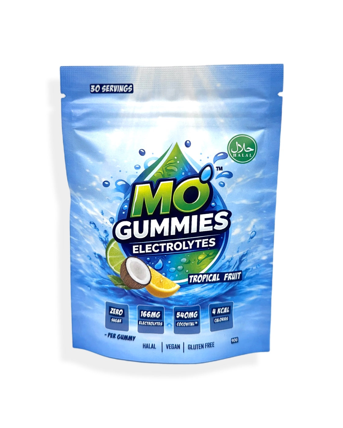 Mo’ Gummies Electrolytes Tropical Fruit pouch